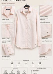 Allen Solly Classic Pink Shirt