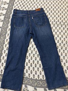 Mens Blue straight Leg Jeans