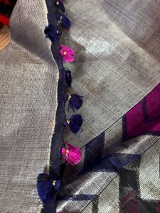 Colorful Geometric Print Saree