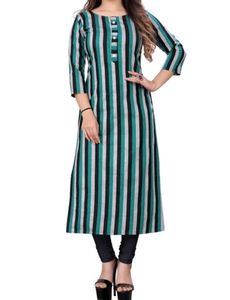 Women Striped Kurti..(New)