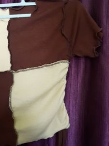 Asymmetrical Lycra Top New- Xs,S,M,L