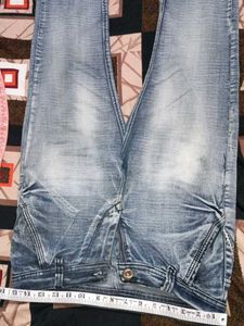 Men's Washed Denim Jeans