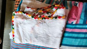 Elegant White Dupatta