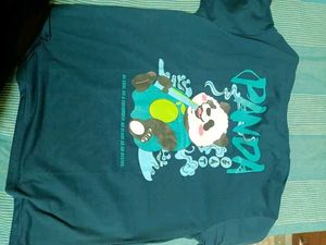 Cute Panda Graphic T-Shirt