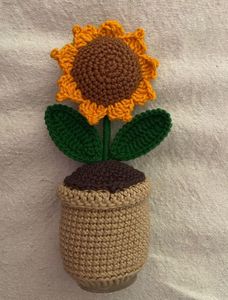 Decor Sunflower Pot