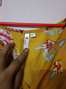 Beautiful Yellow Colour Top