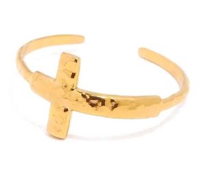 18k Gold Plated Cross Ring