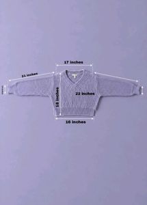 LAVENDER V-NECK CHUNKY KNIT CROPPED SWEATER