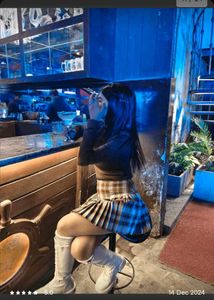 Plaid Pleated Savana Mini Skirt