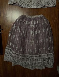 Lavender Glittery Lehanga Choli