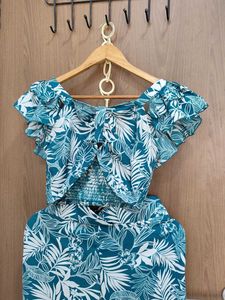 Tropical Print Two-Piece Set