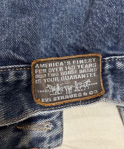 Rare Vtg Levi's Orange Tab Denim Jacket