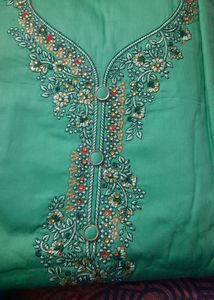 Beautiful Glace Cotton Suit