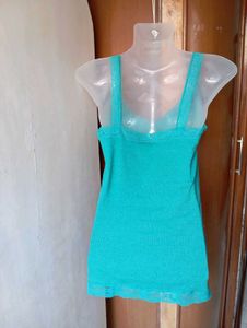 Sea green tank top