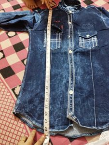 Stylish Blue Denim Shirt for Men