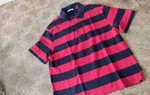 Men's Striped Polo Shirt