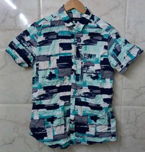 Men's Short Sleeve Printed Shirt