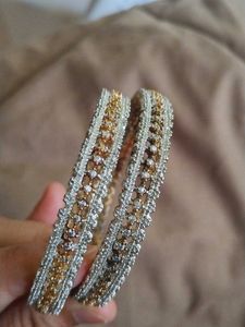 Sparkling Gold &amp; Silver Bangles