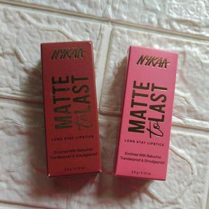 Nykaa Matte to Last Long Stay Lipsticks