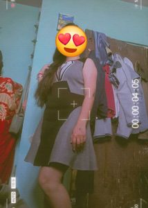 Unique Color Block Mini Dress