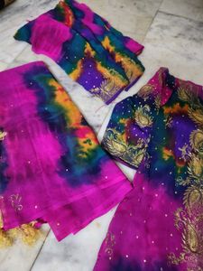 arri tari work Kurta Set with Dupatta