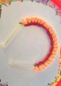 Handmade Red &amp; Blue head bands