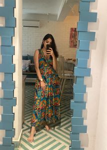 Colourful Vacay Dress
