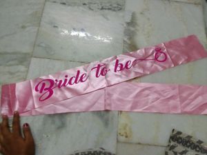 Bride To Be Sash