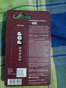 Sugar Pop Nourishing Lip Balm - Plum