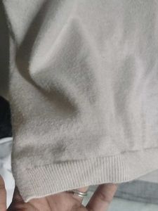 2 in1 Cozy Cream Knit Sweater