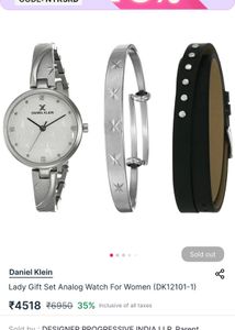 Daniel Klein Watch with Bracelets