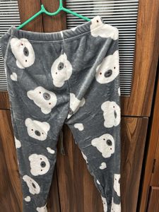 Cozy Bear Print Pajama Pants
