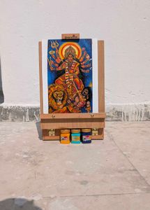 Handmade Goddess Durga Painting