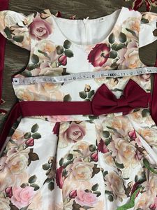 Floral Print Party Dress