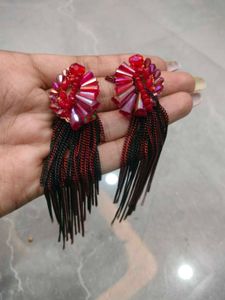 Red Crystal Earring