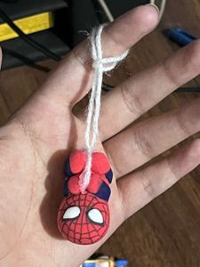 Spider-Man Hair Tie/Keychain Charm
