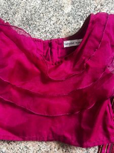 Girls Ethnic Kurta Set with Palazzo &amp; Headband