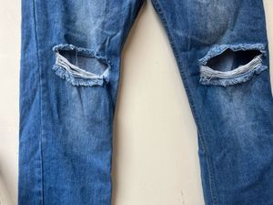 Blue Ripped Jeans