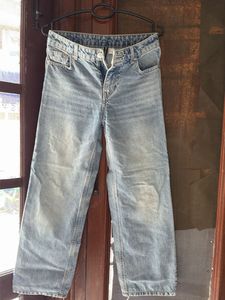Light Wash Wide Leg Jeans