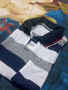 Striped Polo T-Shirt