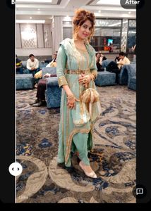 Elegant Indian Suit with Dhoti pants n Dupatta