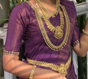Elegant Purple Embroidered Blouse