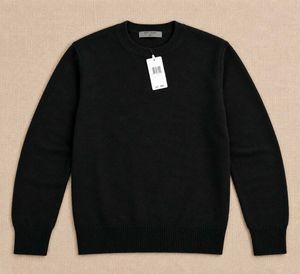 Classic Black Crew Neck Sweater