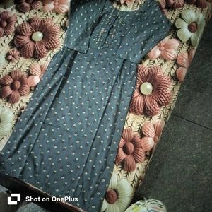 Designer Kurta Set with salwar and cotton dupatta
