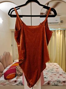 HOT Velvet Cami Bodysuit