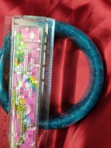 Sparkling Blue Resin Bangle