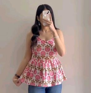 peplum short kurti 🪷