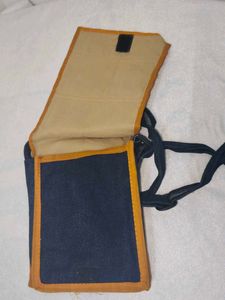 Embroidered Clutch with side bag