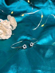 Zirconia Stones Pure Silver Kada 925