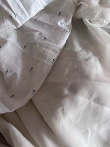 White Printed Ethnic Skirt
